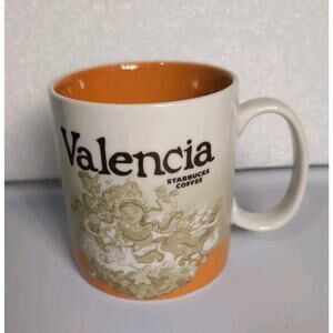 Starbucks Coffee Mug VALENCIA Global Icon Collector Series 16oz 2012